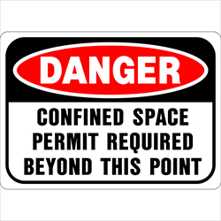 confined space labels